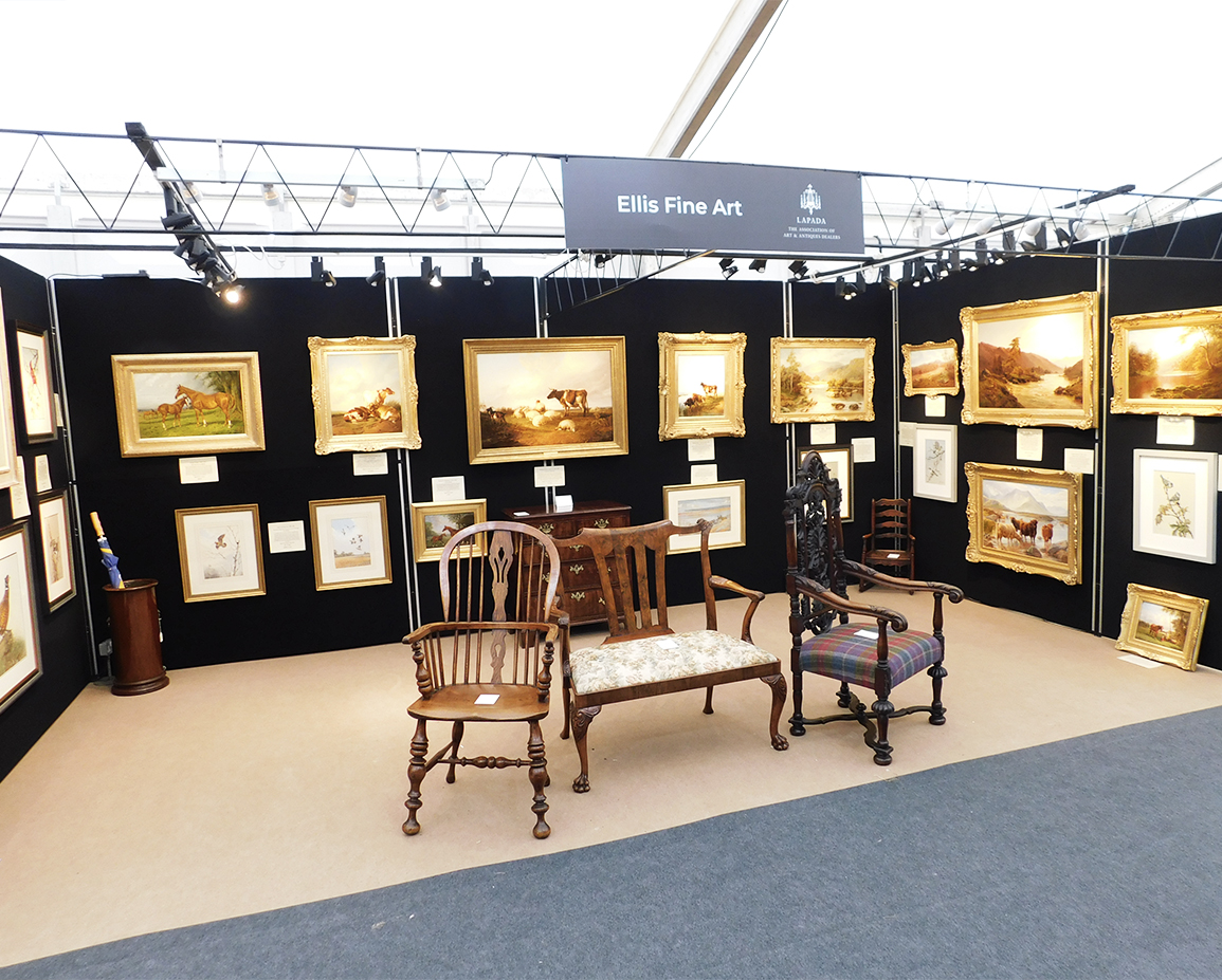 Antique stand at Game Fair 